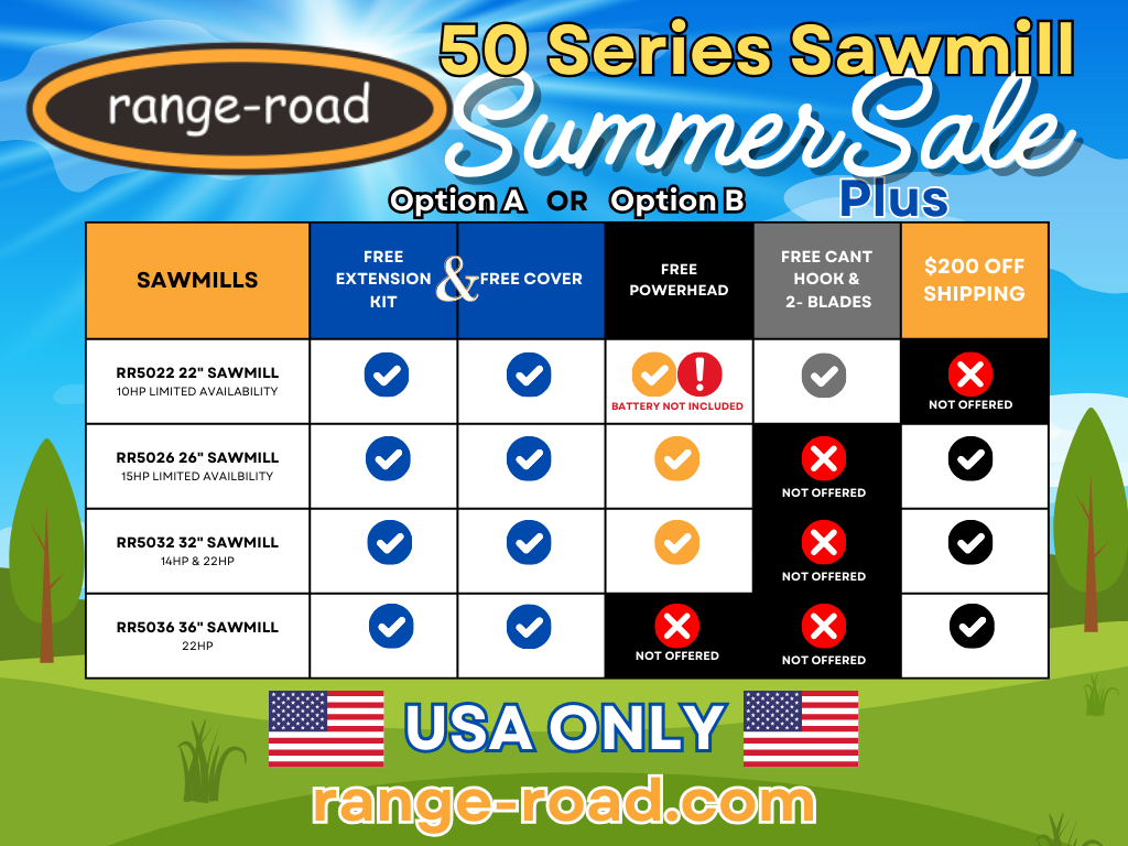 50 Series Sawmill Summer Sale